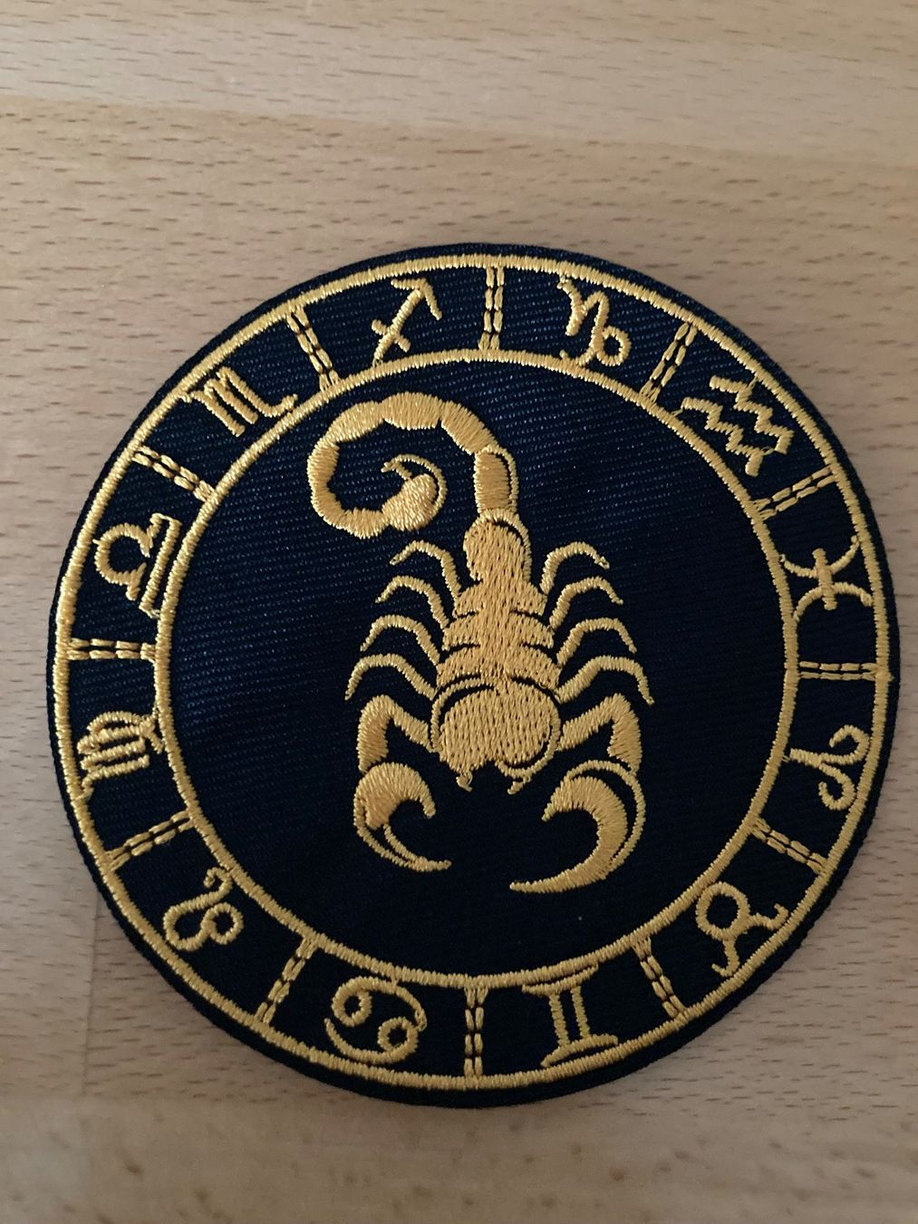 Patches: Sternzeichen des Zodiaks Skorpion Patch Aufnāher – Neu (gemäss Beschreibung) aus Horn von abutre72