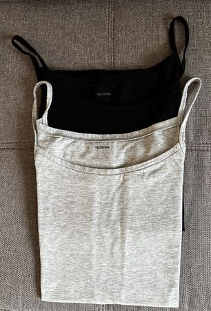 Débardeurs Tezenis noir et gris taille L