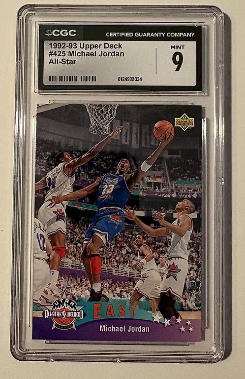 Nba Sammelbilder & Trading cards: 1992 Michael Jordan Upper Deck #425 - CGC 9 – Neu (gemäss Beschreibung) aus Savosa von Misch-M13