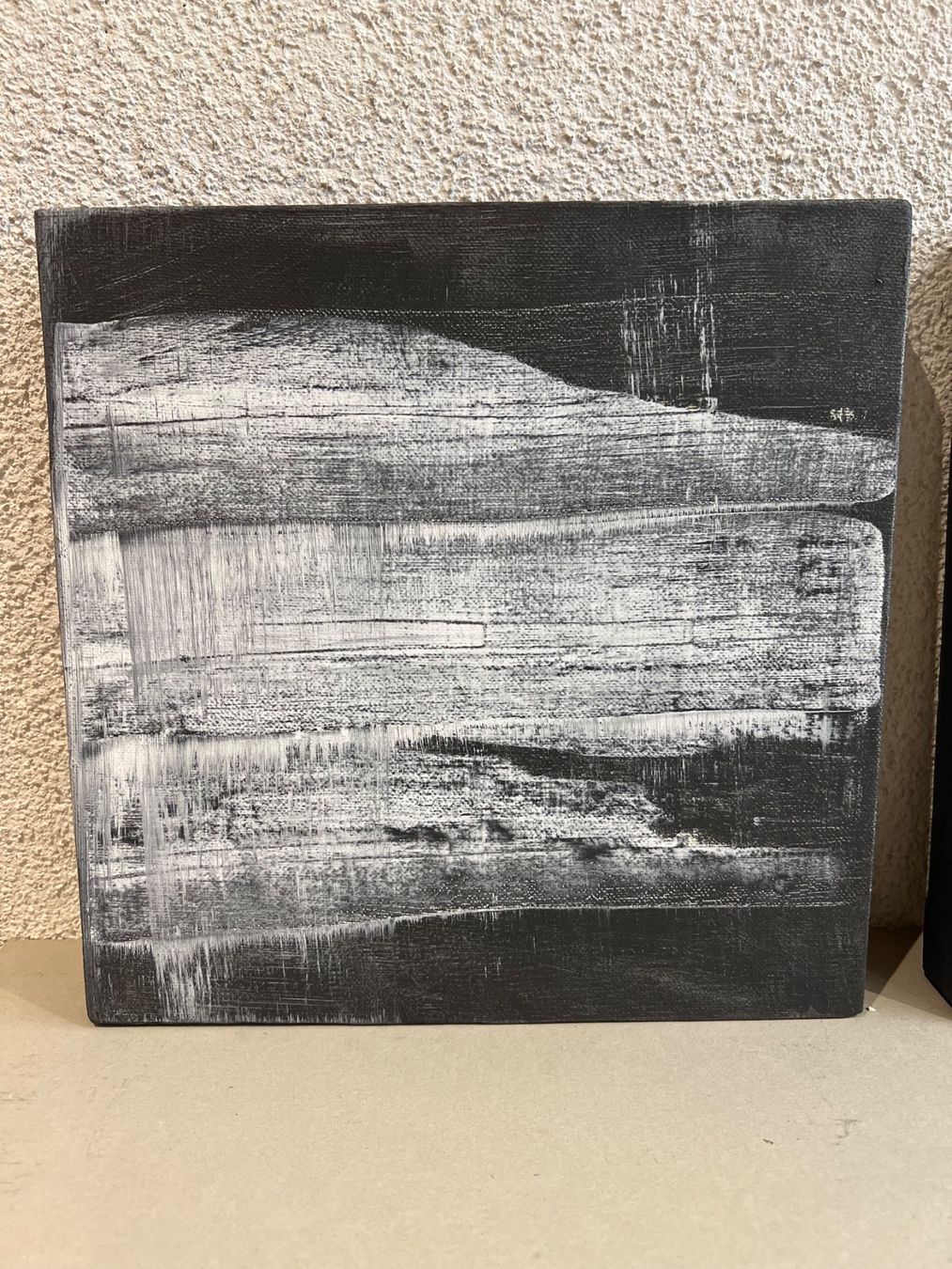 Dipinti: Sadhyo Niederberger - Vier abstrakte Acrylbilder - Monochrom – Usato da Sennhof venduto da Johnbest 1