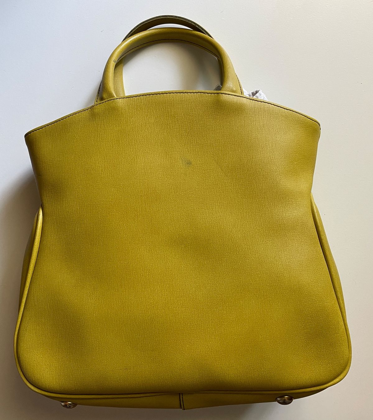 Borse da donna: 1970s Vintage Chartreuse Hand Bag very roomy – Usato da Zürich venduto da MISSYS-WONDERBAG 1