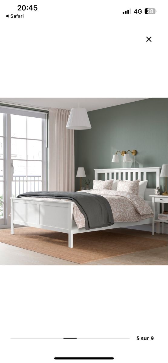 Ikea Letti: Lit IKEA HEMNES 160x200 – Usato da Vevey venduto da clo_9dhs 1