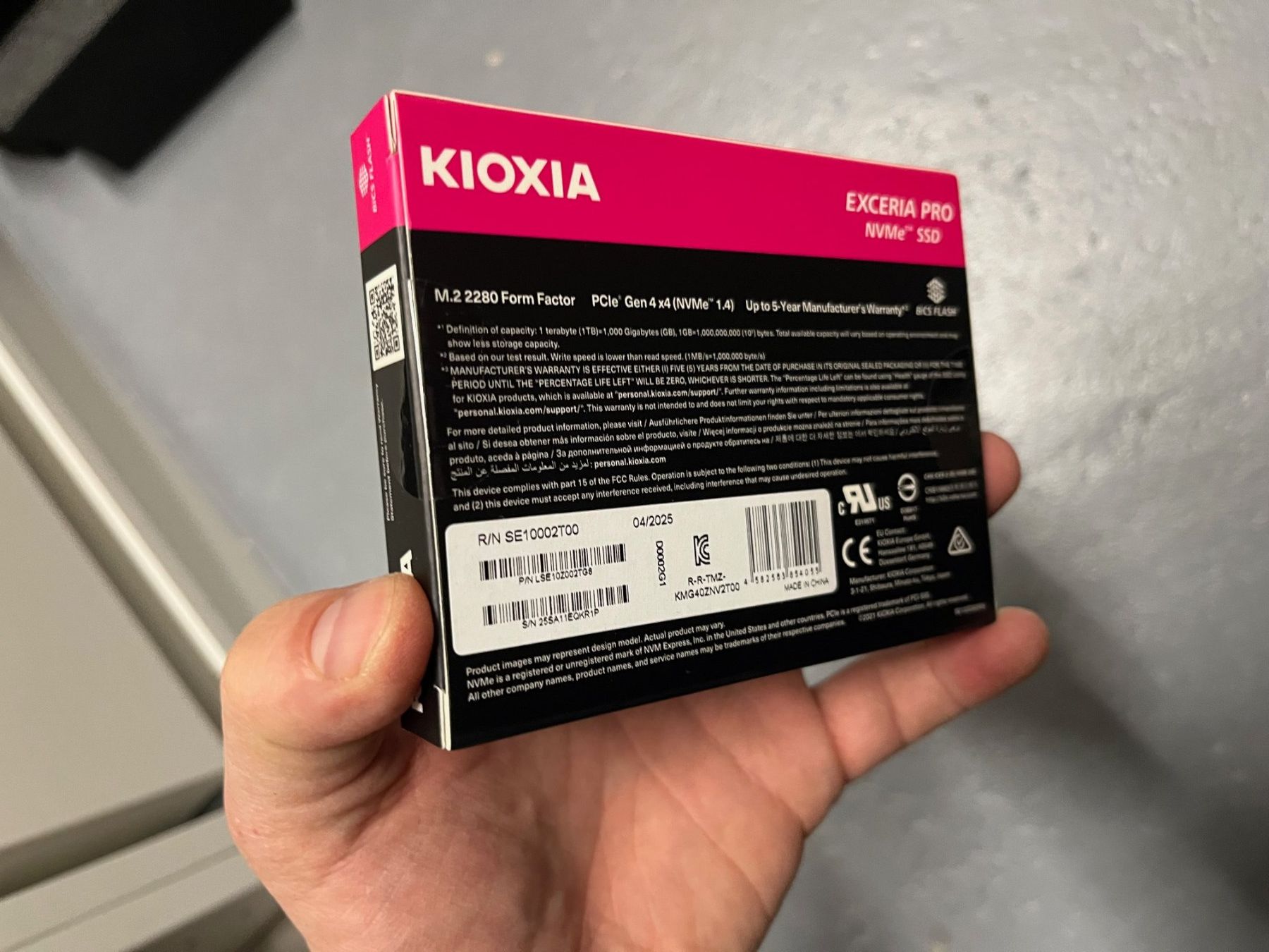 Harddisks: Kioxia Exceria Pro 2TB SSD – Neu und originalverpackt aus Reinach BL von Kes86 1