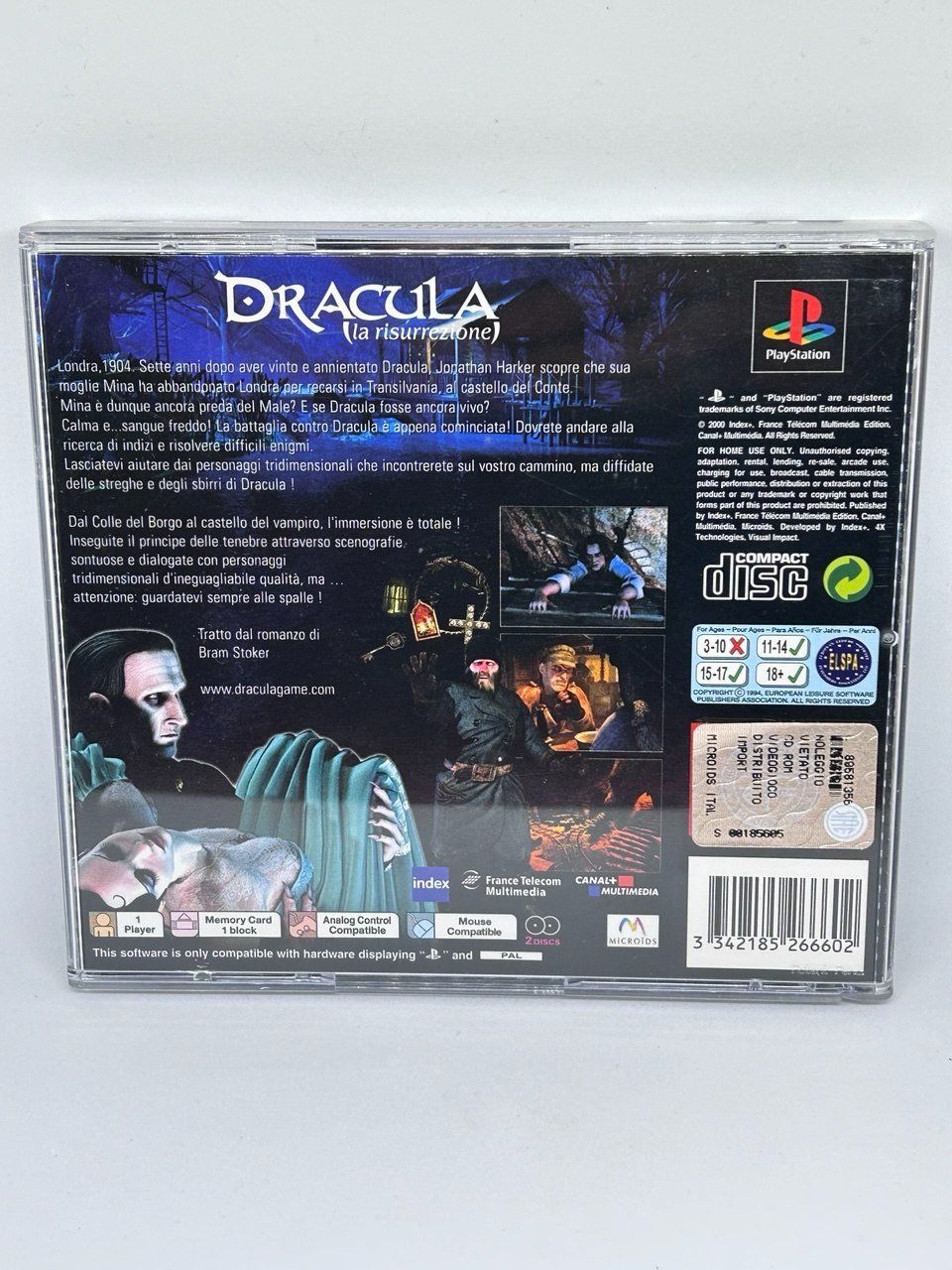 Sony Giochi: Dracula: La Risurrezione per PlayStation 1 (PS1) – Usato da Giubiasco venduto da LorisVale 2