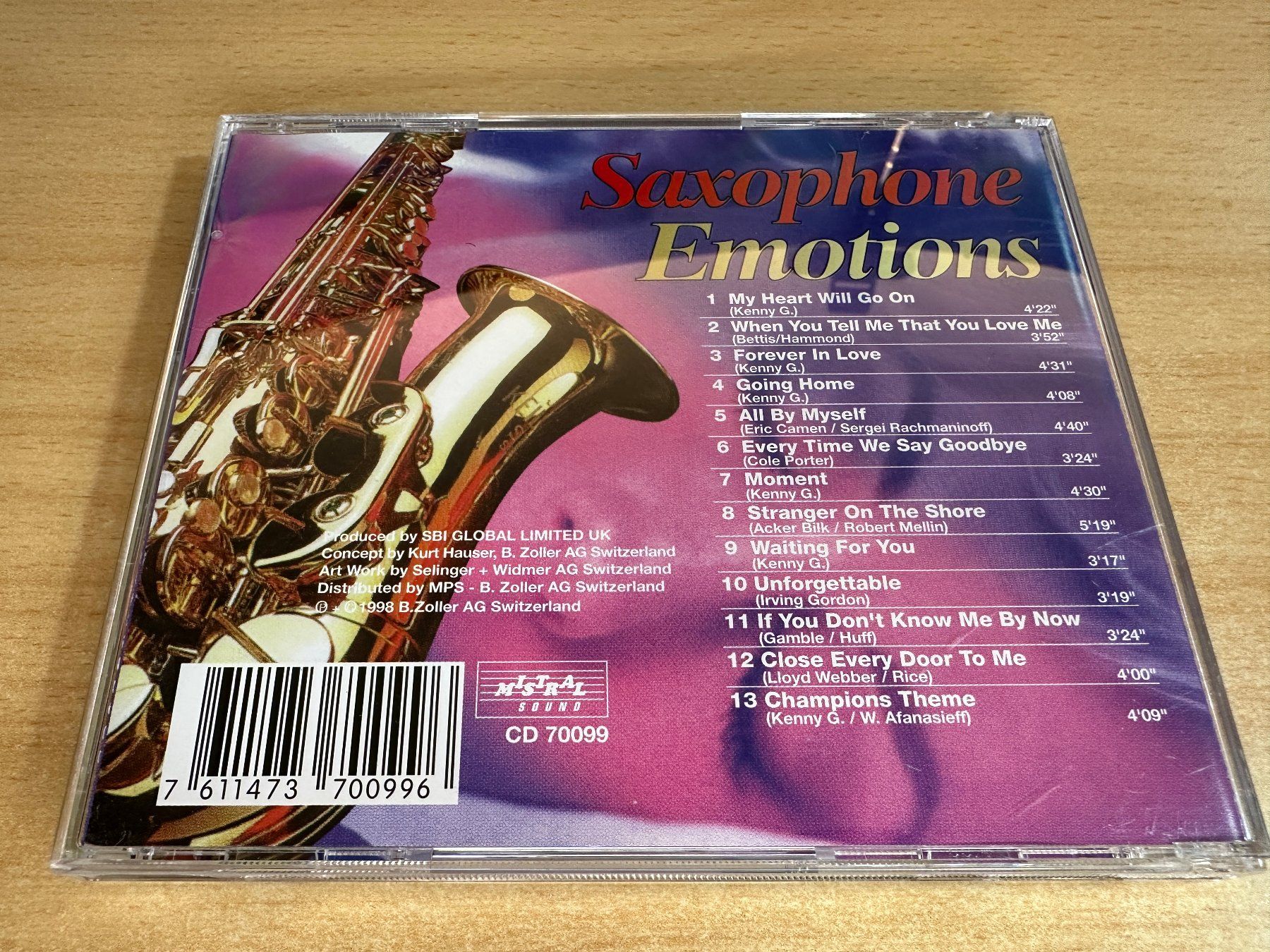 CD: O3 Saxophone Emotions – Usato da Rikon im Tösstal venduto da Alpenmutz 1