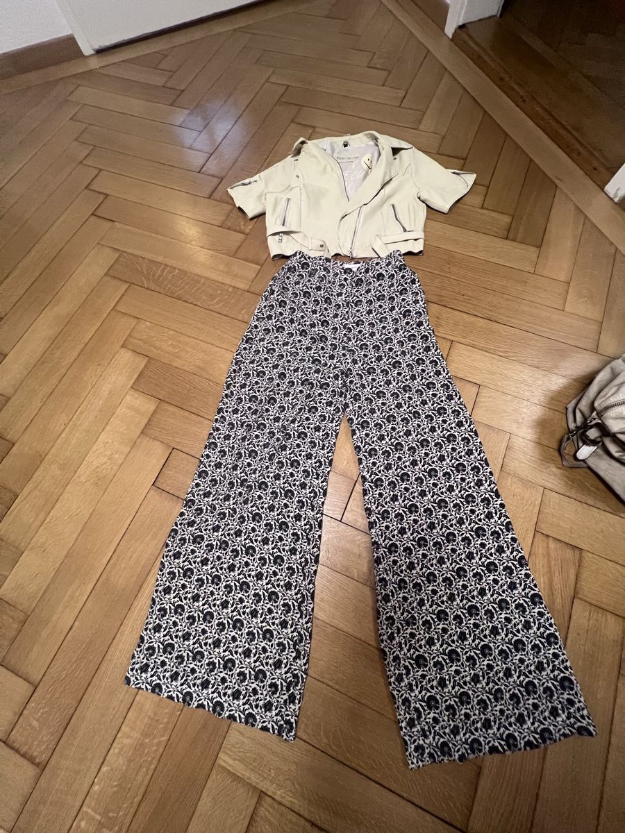 Zimmermann Pantaloni: Zimmermann Hose reine Seide Gr.0 – Usato da Burgdorf venduto da puppennetz