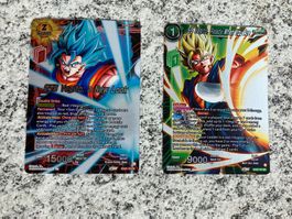 Dragon Balls Game Cards 2 Stück wie abgebildet