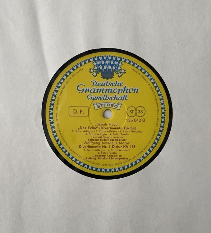 Schallplatten: Mozart, Haydn, Abendliche Serenade – Gebraucht aus Flums von Empe1 3