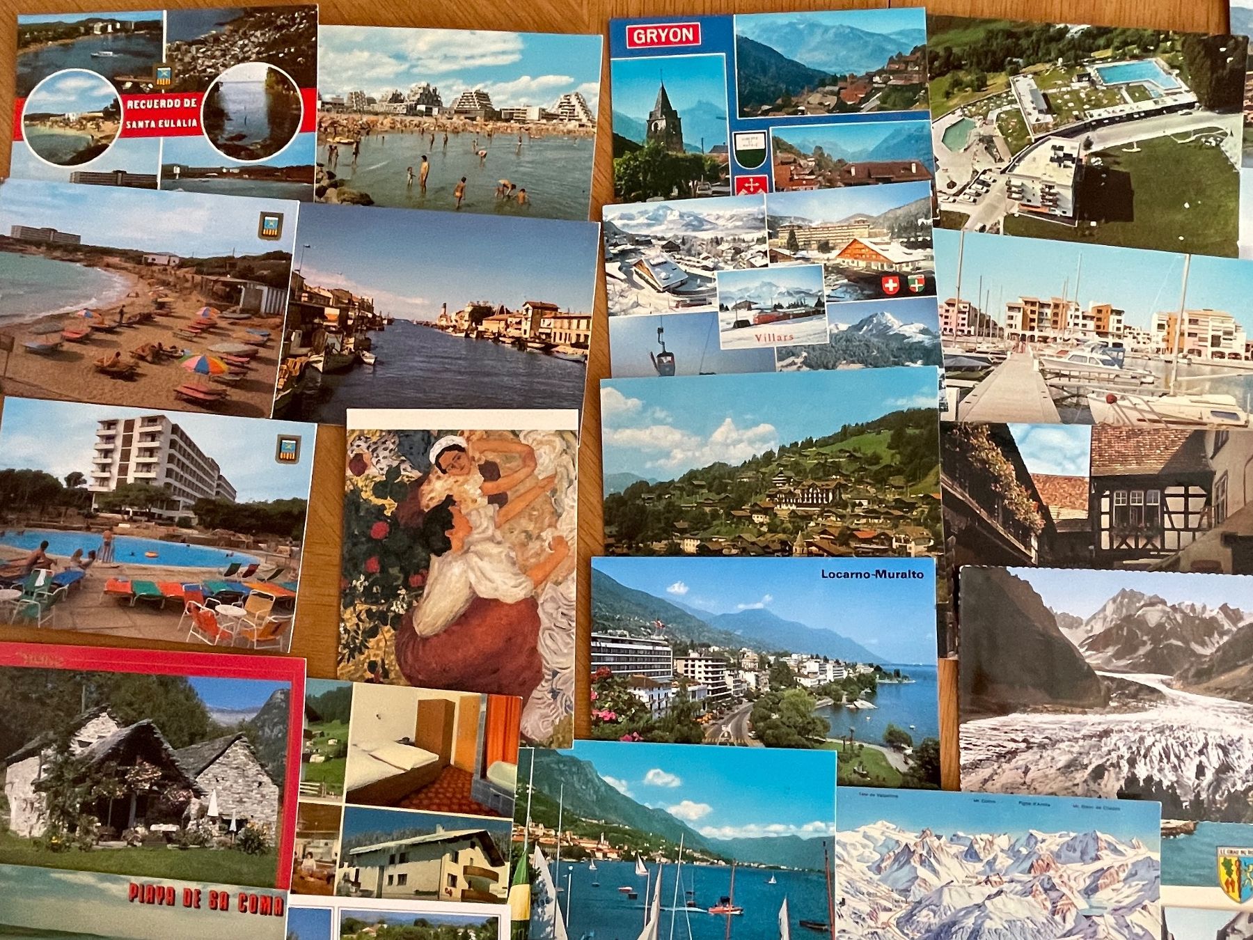 Ansichtskarten: 100 cartes, verso vierge. – Gebraucht aus Sonceboz-Sombeval von Comment2 3