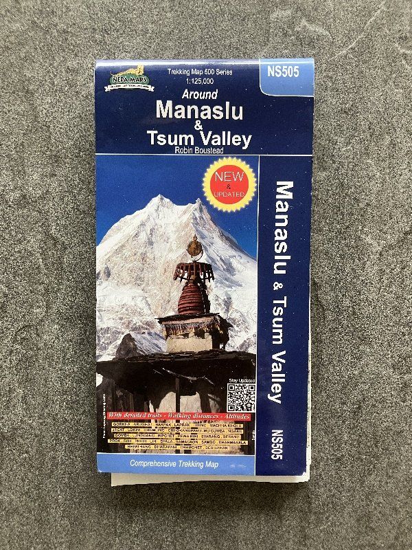 Cartine & Atlanti: Manaslu & Tsum Valley - Map & Guide Book – Usato da Biberstein venduto da Luchtis 1