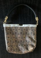 Handtasche gemustert braun Neu
