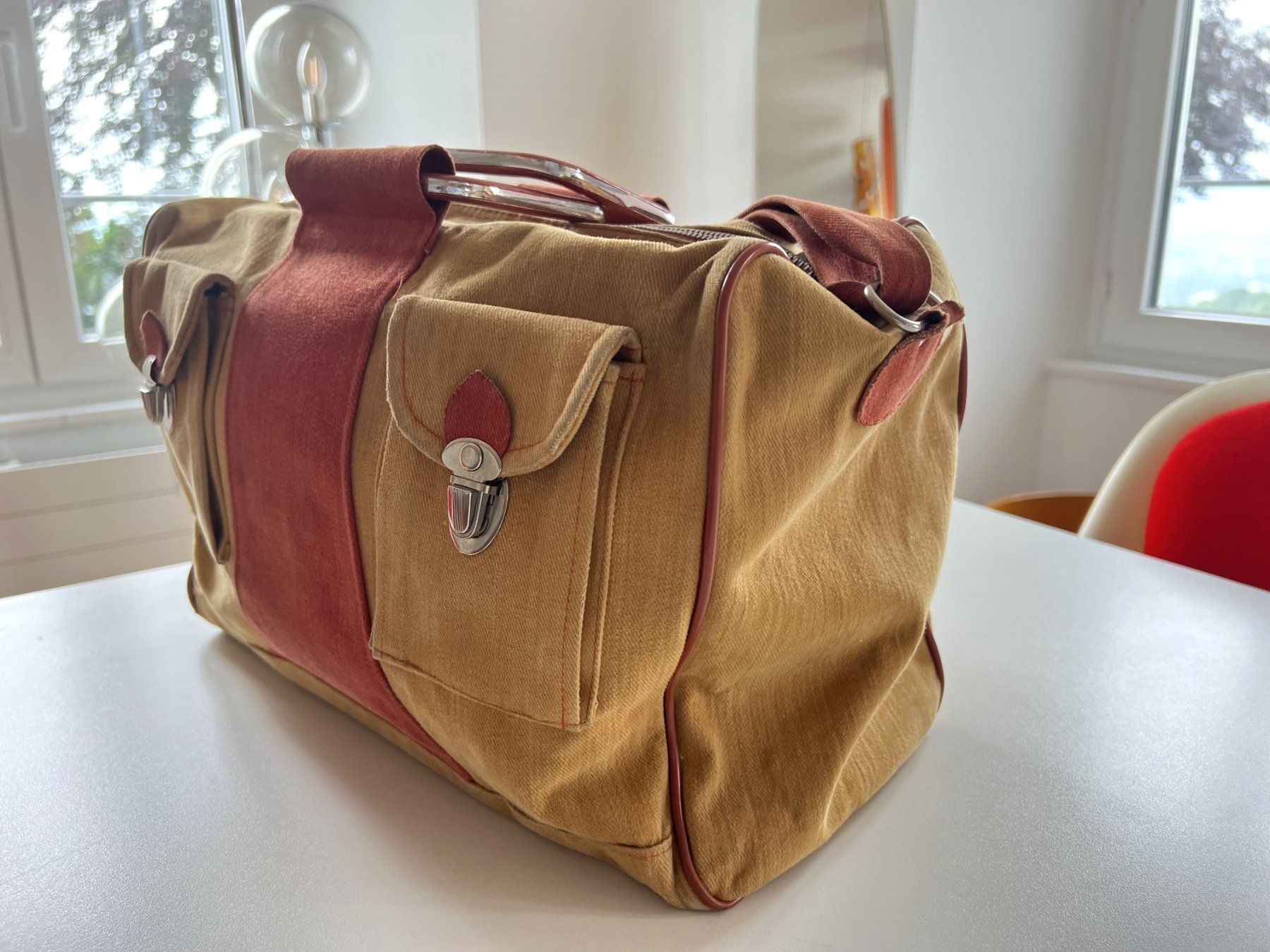 Borse da donna: Vintage Handtasche - Canvas – Usato da Walzenhausen venduto da stilvollwohnen 1