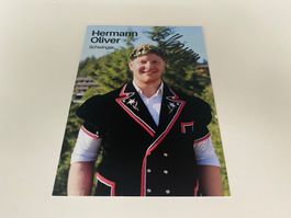 Autogrammkarte Hermann Oliver - Schwingen - Original