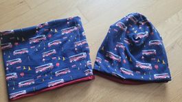 Beanie und Schlauchschahl 50-52 cm
