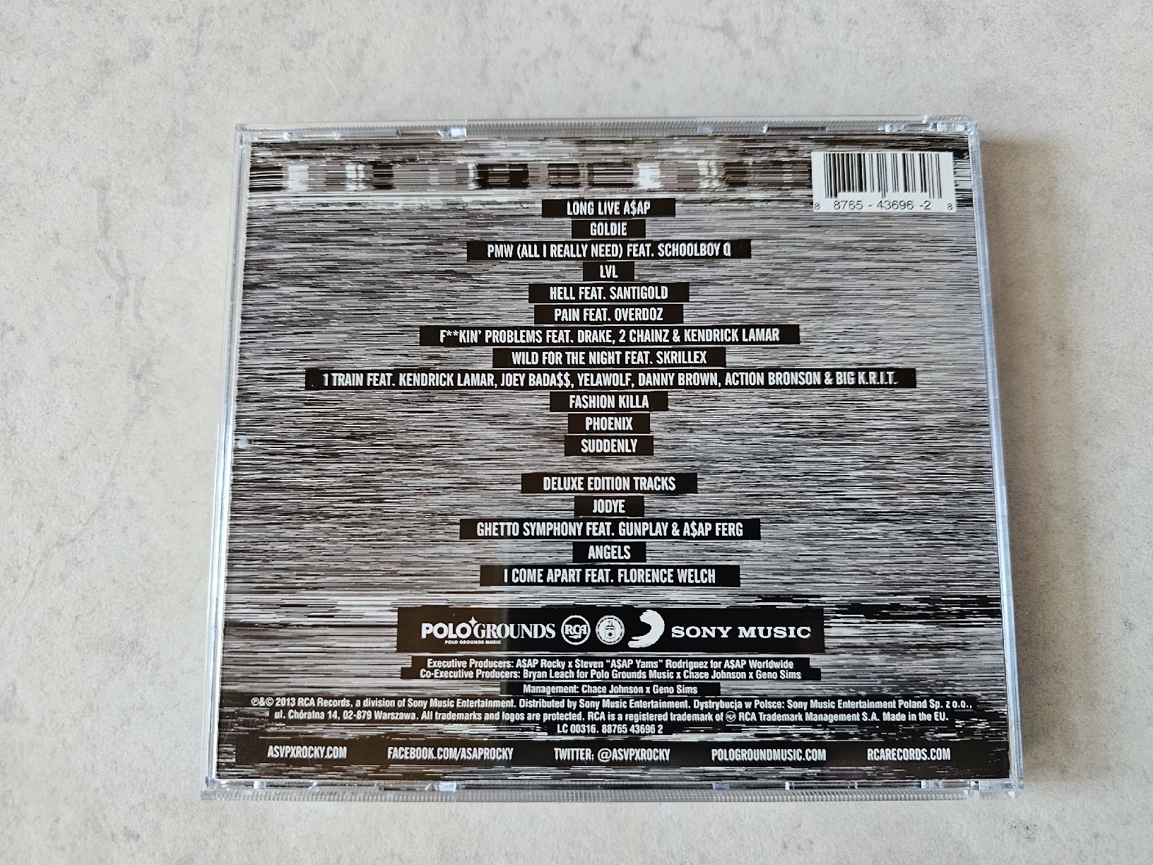 CD: Asap Rocky  -  Long Live Asap – Usato da Schneisingen venduto da backstore24 1