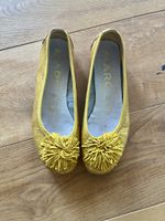Gelbe Lack-Ballerinas Marc Jacobs
