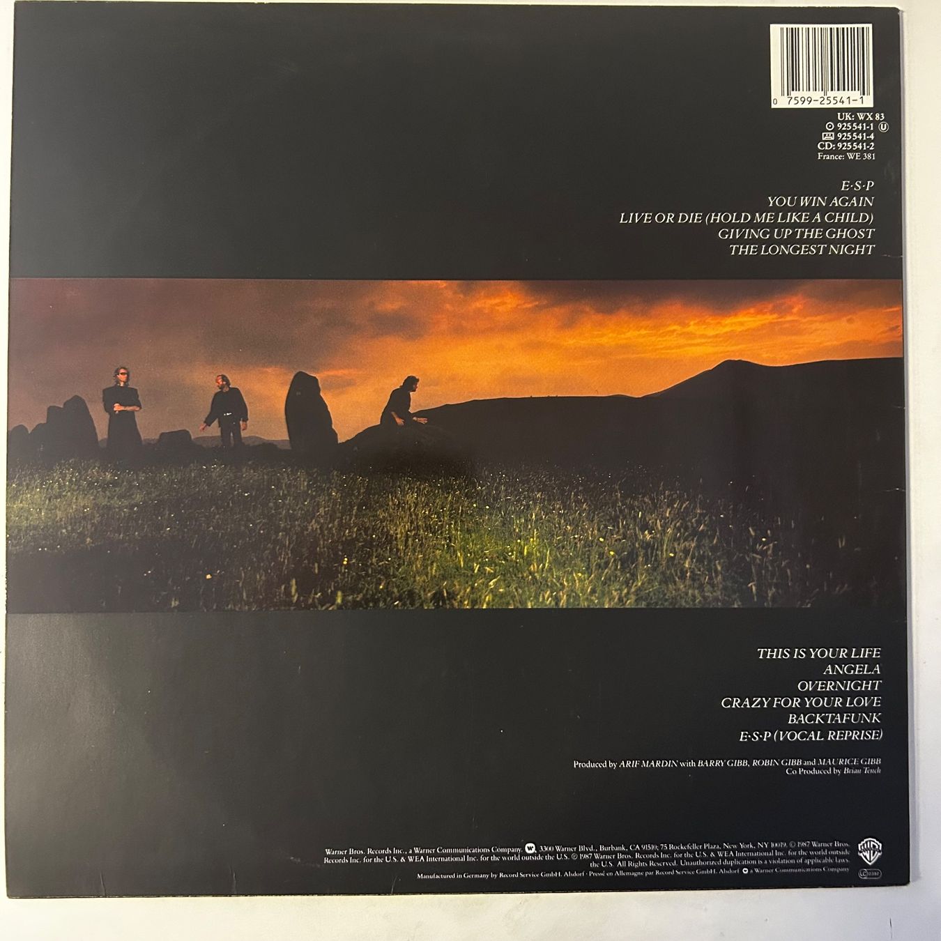 Dischi in vinile: Bee Gees - E.S.P., Vinyl Schallplatte 1987 – Usato da Aesch BL venduto da BernisFlomi 1