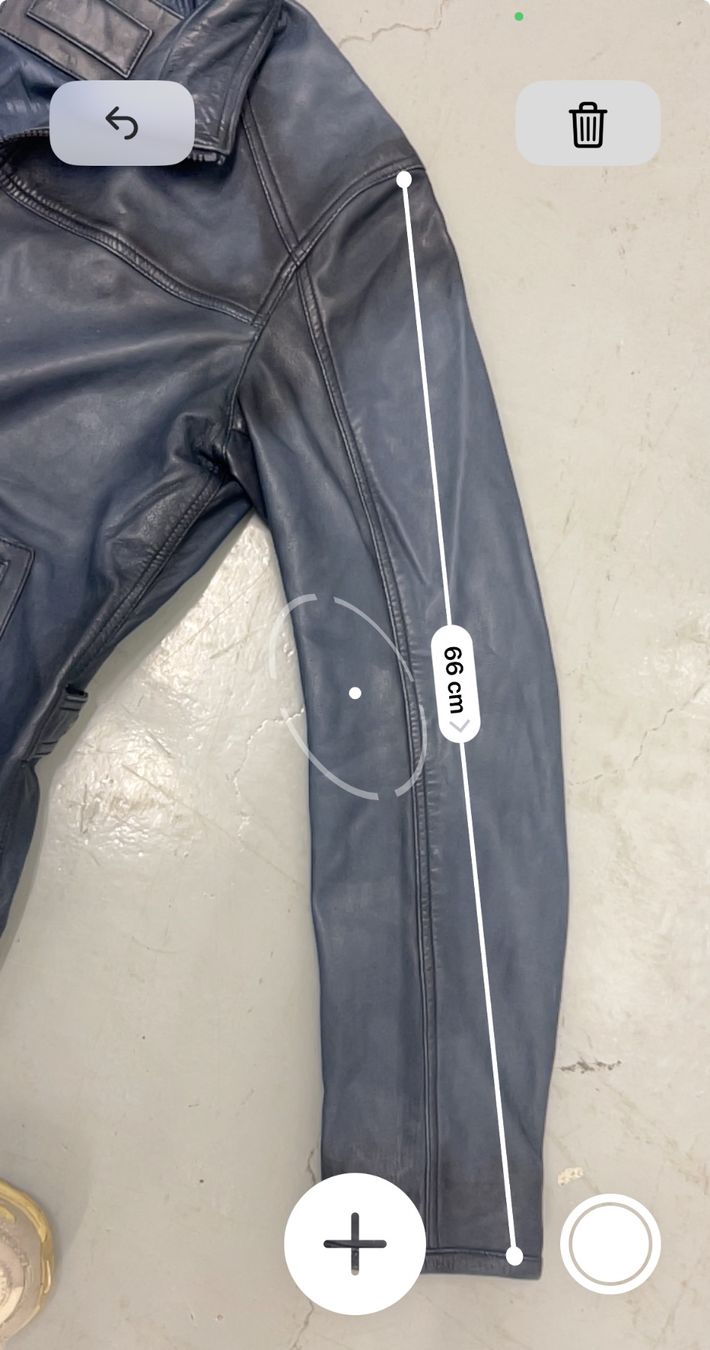 Massimo Dutti Giacche: Massimo Dutti Lederjacke blau – Usato da Bern venduto da floorball_zoro 8
