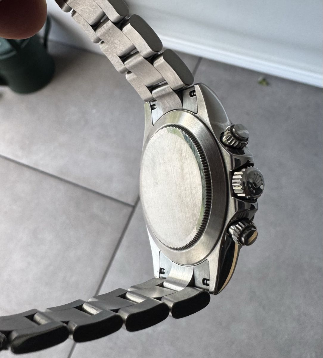 Rolex Orologi: Rolex Daytona Ref.: 116520 mit CH-Papiere – Usato da Chur venduto da lucretiawatches 5