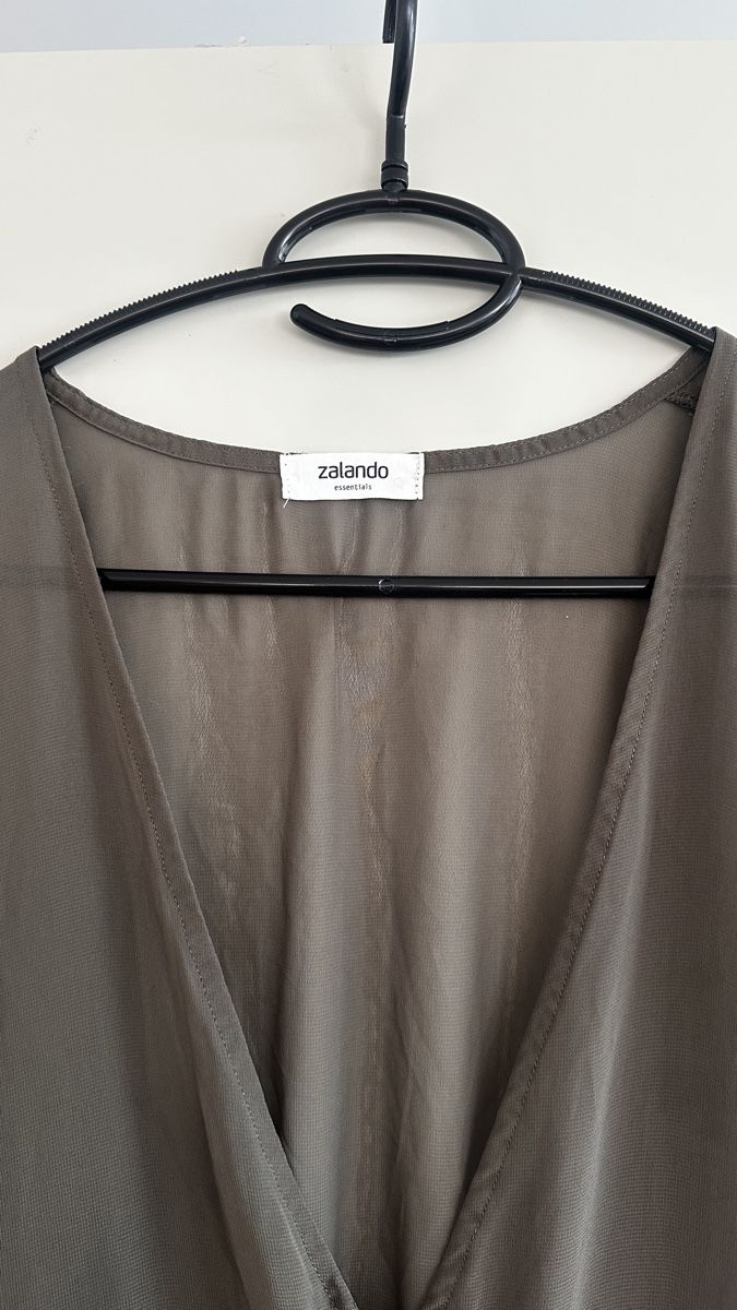 Zalando Kleider: Strandkleid Maxikleid, Khaki, Grösse L – Gebraucht aus Winterthur von -BeHappy24- 2