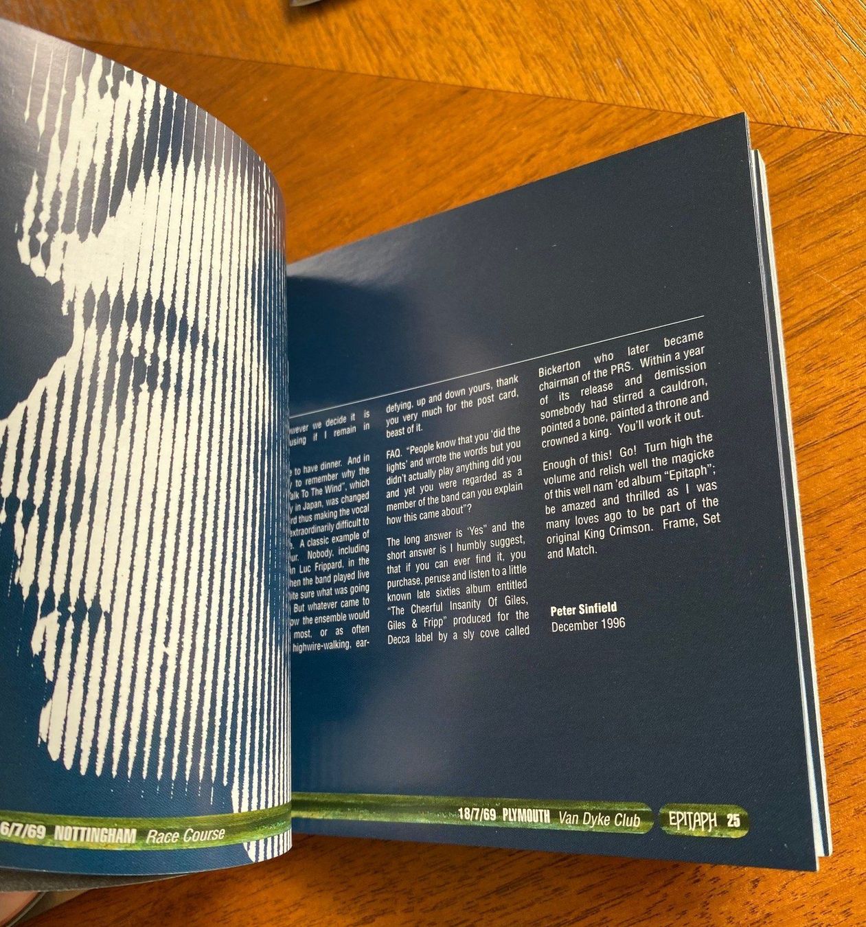 CD: King Crimson Epitaph (CD box volume 1&2- original pressing) – Usato da Zürich venduto da dbrot 8