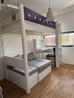 FLEXA Hochbett mit fast komplettem Zubehör