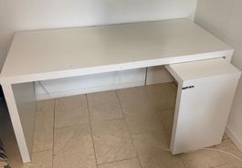 Schreibtisch weiss mit Eckschreibtisch gebraucht