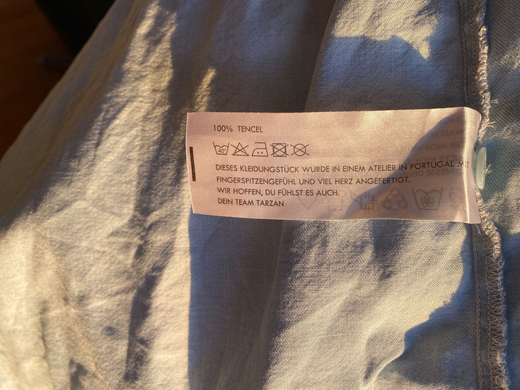 Camicette: Sommer Bluse hellblau, Gr. S - Kurzarm, Top Zustand! – Usato da Basel venduto da NormaJean01 3