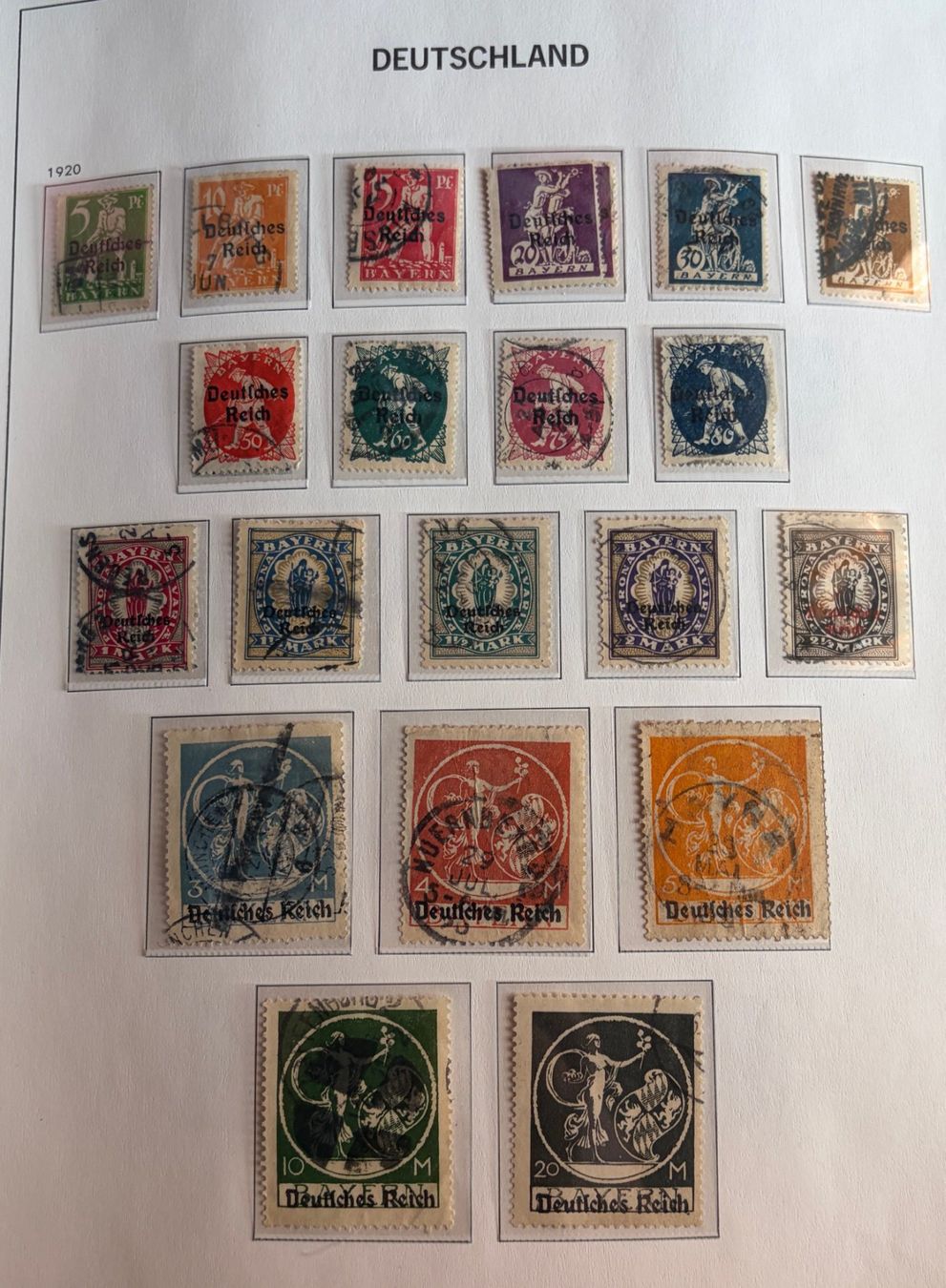 Alle Briefmarken: Briefmarken Deutsches Reich – Gebraucht aus Dotzigen von ser_8hp9