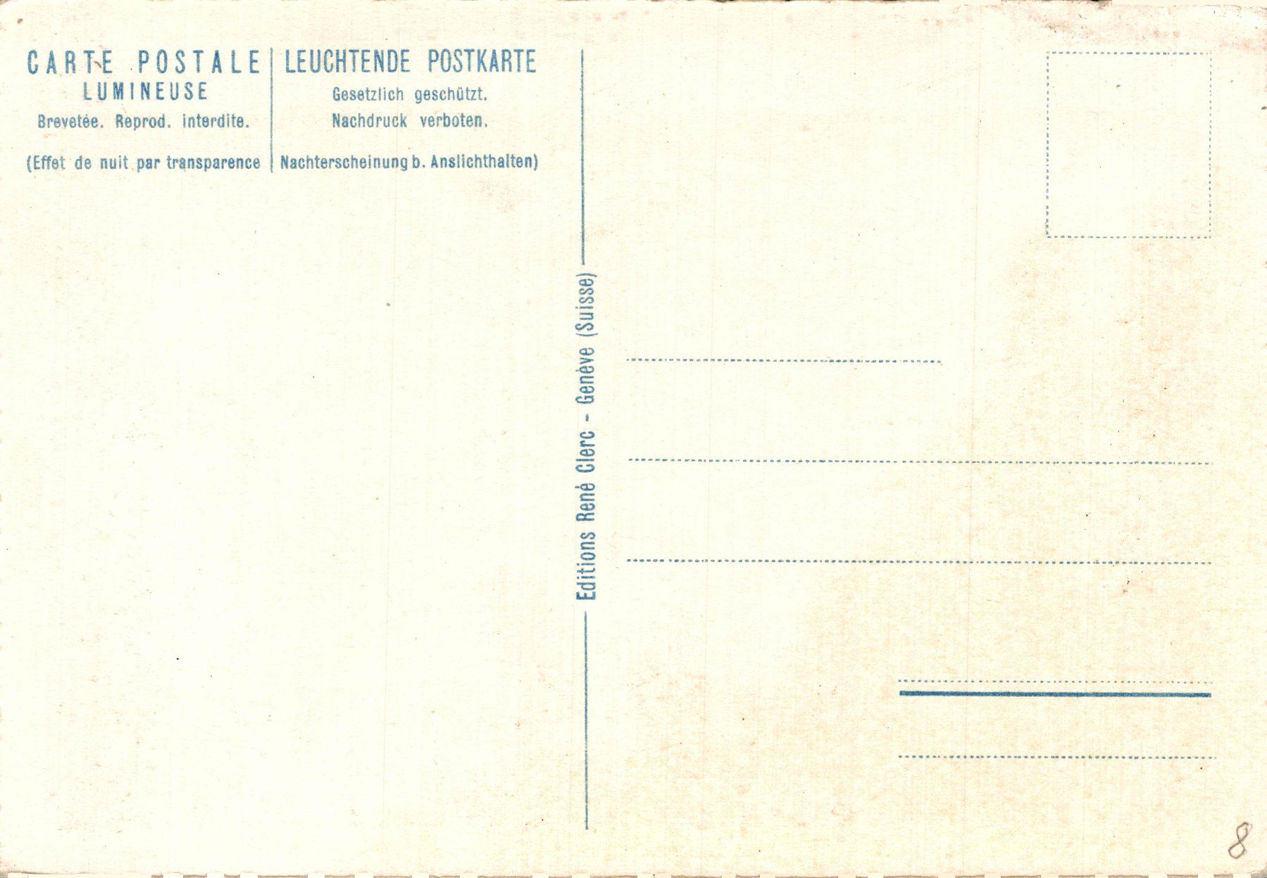 Cartes postales: Leuchtende Postkarte Axenstrasse – D'occasion à Bronschhofen par Astore 1