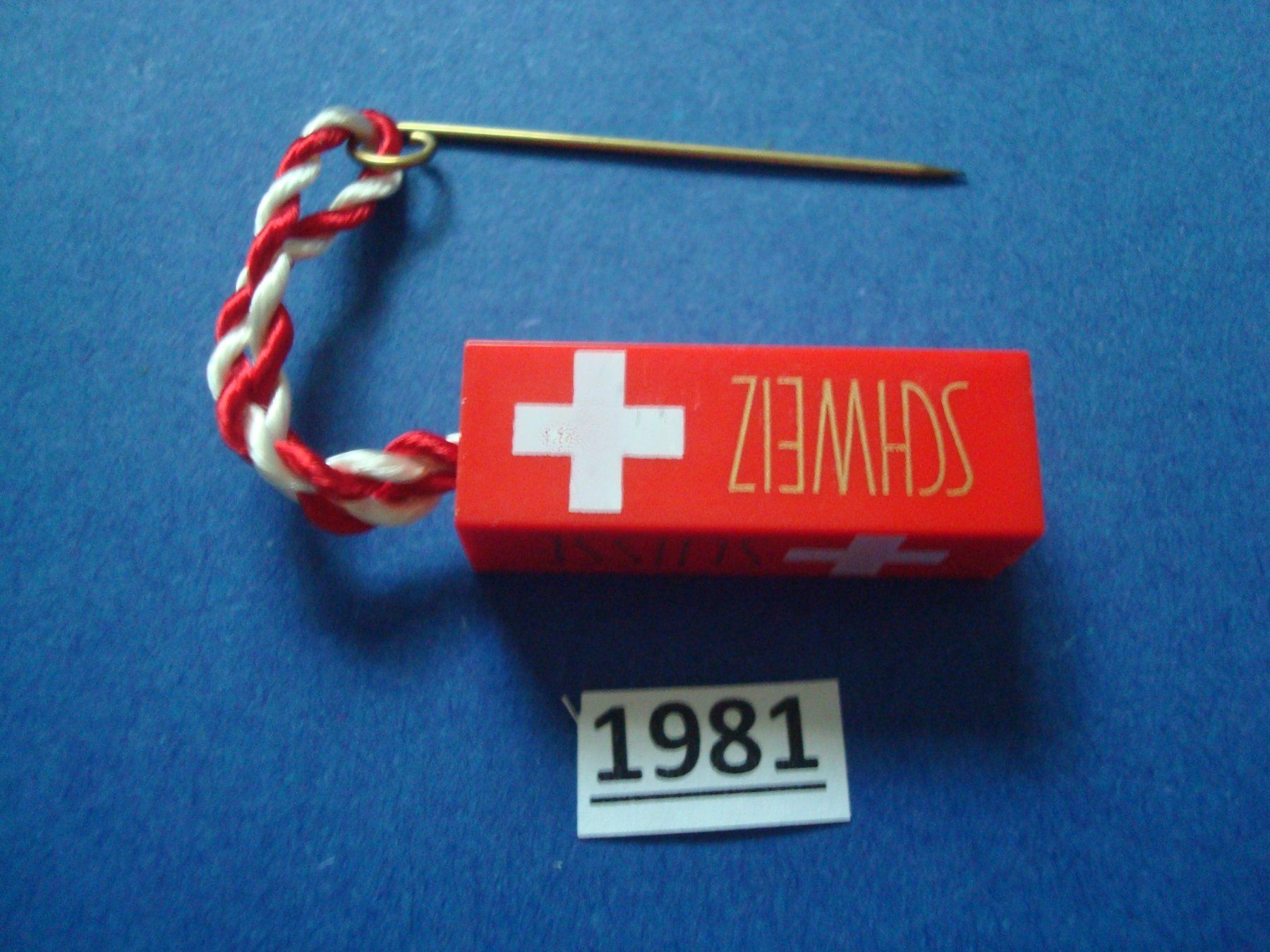 Placchette & Badge: Abzeichen 1. August 1981 – Usato da Riehen venduto da Baerewaegli