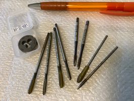 Set M3 Gewindebohrer & Schneideisen, Neu ESO Swiss & NORIS
