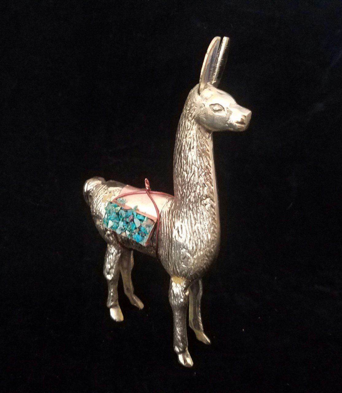 Statuette: PERU: wunderschöne große Bronze Lama Figur, NEU!! – Nuovo (secondo la descrizione) da Lima- Peru venduto da Alpaka-Haus 1