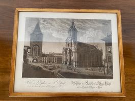 Bild Heiligeistkirche und Christoffelturm Bern um 1818