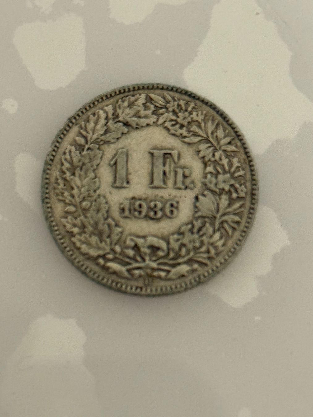 Tutti le monete: 1 Franken 1936  Rar – Usato da Wallisellen venduto da SWISS_SILVER1 1