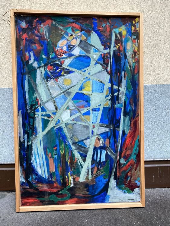 Ölbild (1958), von Julia Ris (früher Eble-Ris) (1904-1991) | Acheter ...