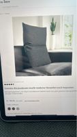 Bequemes Bullfrog Rueckenkissen, schwarz, wie neu!