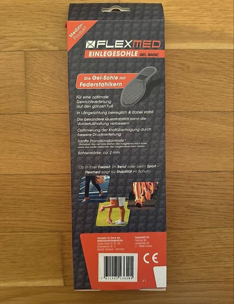 Scarpe da uomo: FLEXMED Einlegesohle Gr. 40 NEU – Nuovo e nell'imballaggio originale da Ibach venduto da Nadina87 1