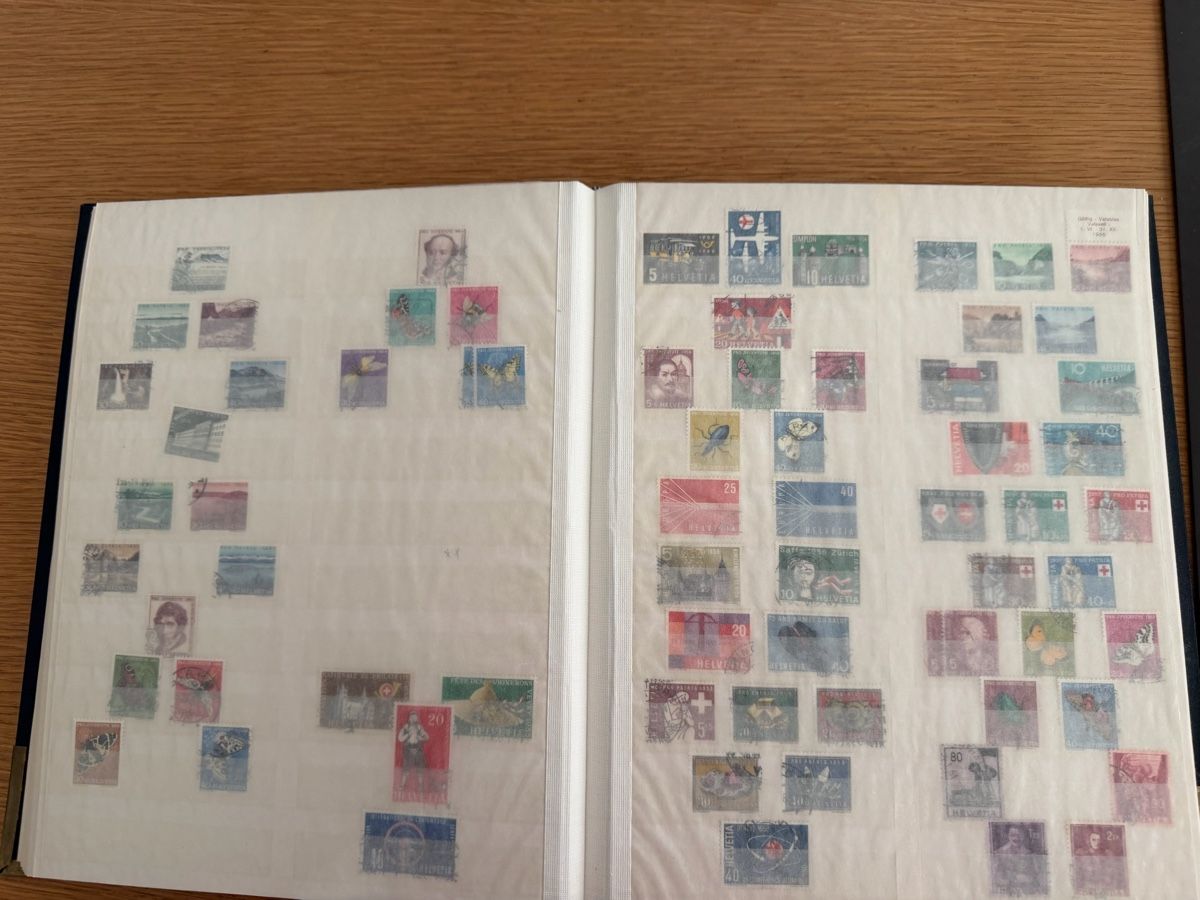 Alle Briefmarken: Album mit 38 Seiten Inhalt  – Gebraucht aus Murgenthal von Tina_4055 9