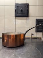 Tournus France Kupfer-Stieltopf Profipfanne