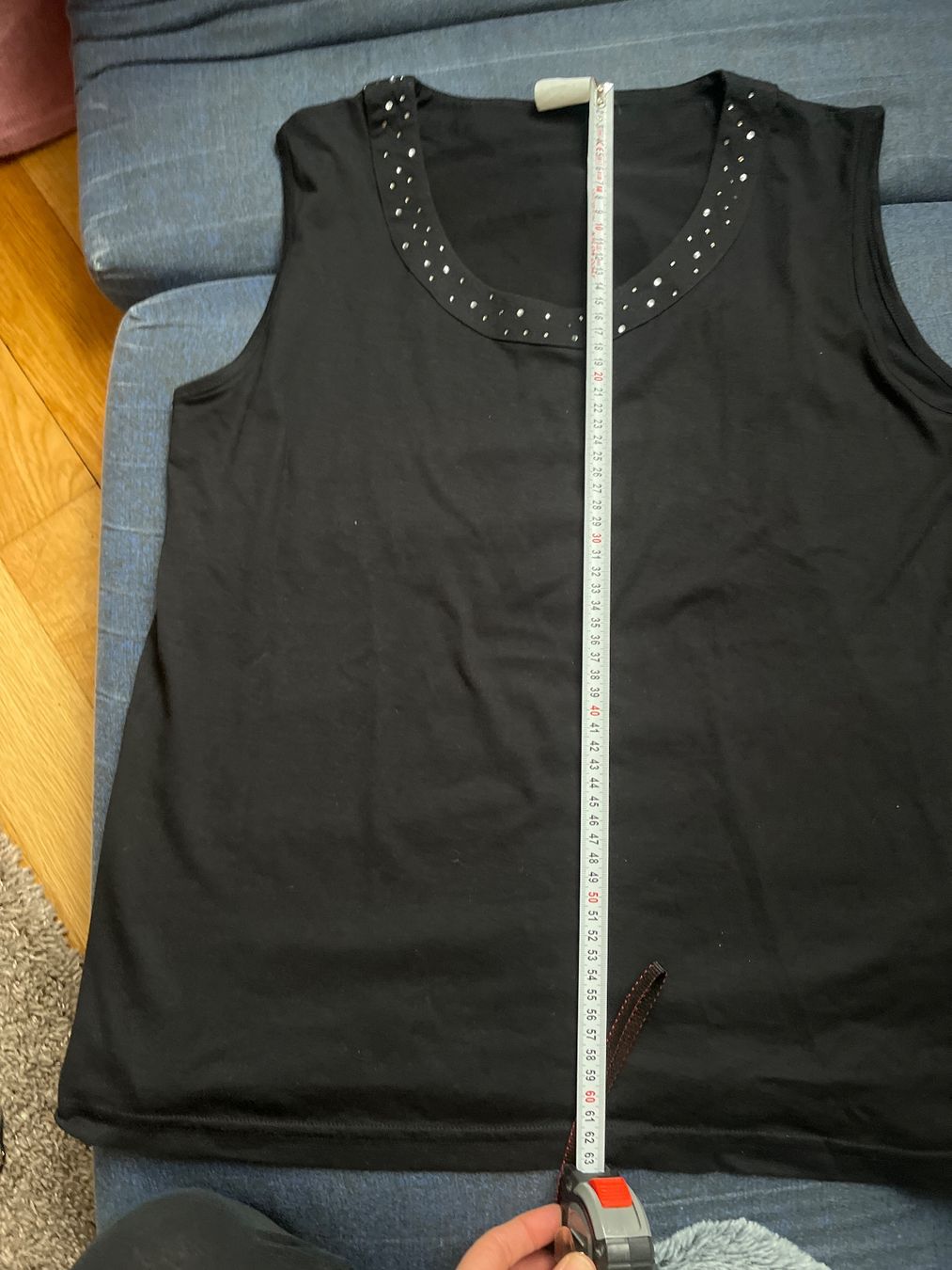 Tops: Top mit Strass BAUMWOLLE/Modal, 44 – Gebraucht aus Solothurn von Bobesch08 6