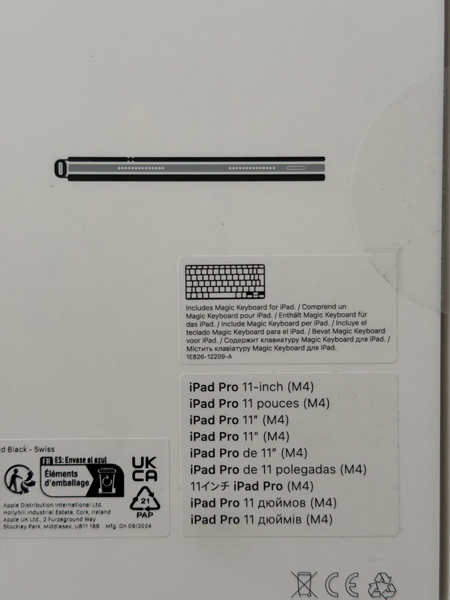 Apple Tastaturen: Apple iPad Pro Magic Keyboard 11Zoll // M4 und M5 – Neu (gemäss Beschreibung) aus Schneisingen von minokos 1