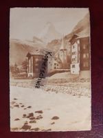 antike AK 1925 Zermatt Matterhorn Foto Gyger / Berge Dörfer