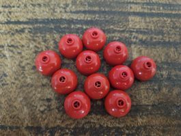 lego 553a lot de 10 pièces Red Brick, Round 2 x 2 Dome Top