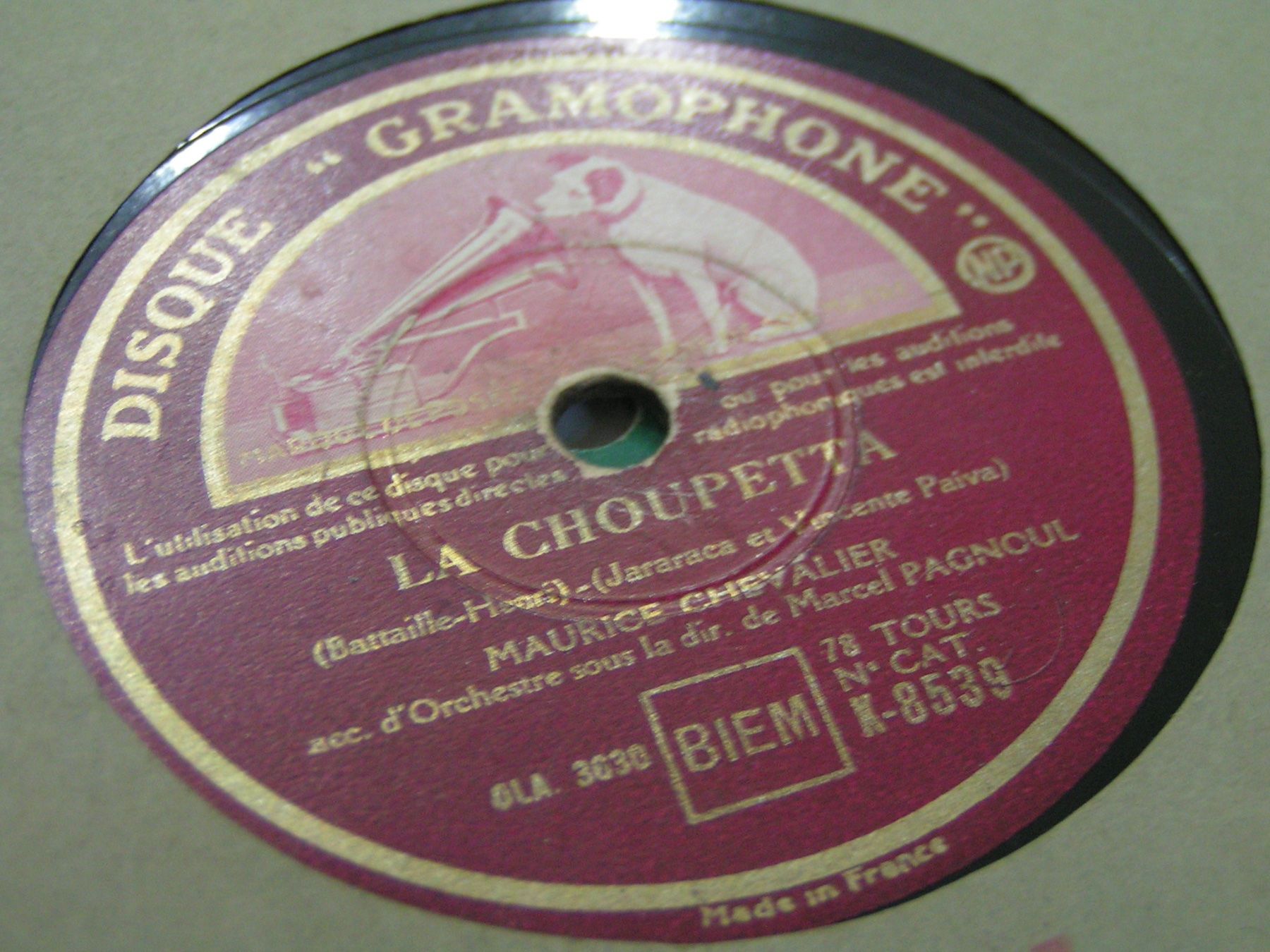 Dischi in vinile: DISQUES 78 TOURS – Usato da Lausanne venduto da Leag 6