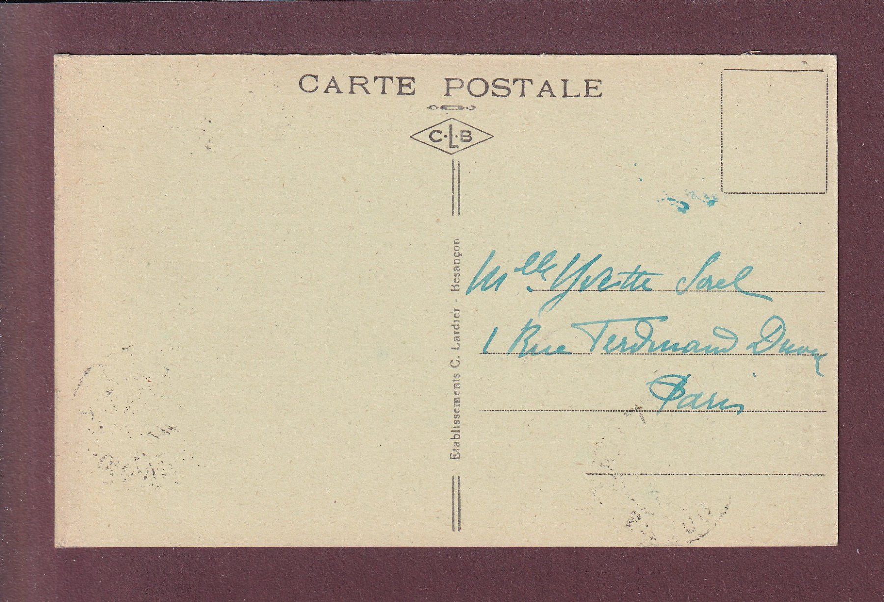 Cartoline postali: SAUT DU DOUBS - 1927 – Usato da Pully venduto da nicecards 1