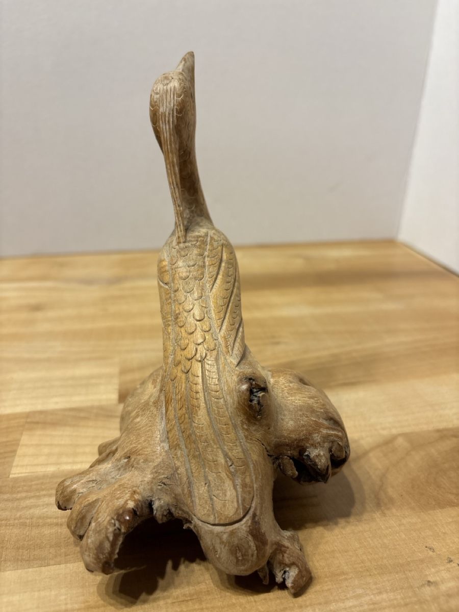 Statuette: Holz Schnitzerei Vogel / Handarbeit – Usato da Rümlang venduto da SchumBru10 3