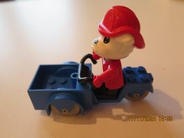 1 Lego Duplo Fabuland Figur mit Fahrzeug