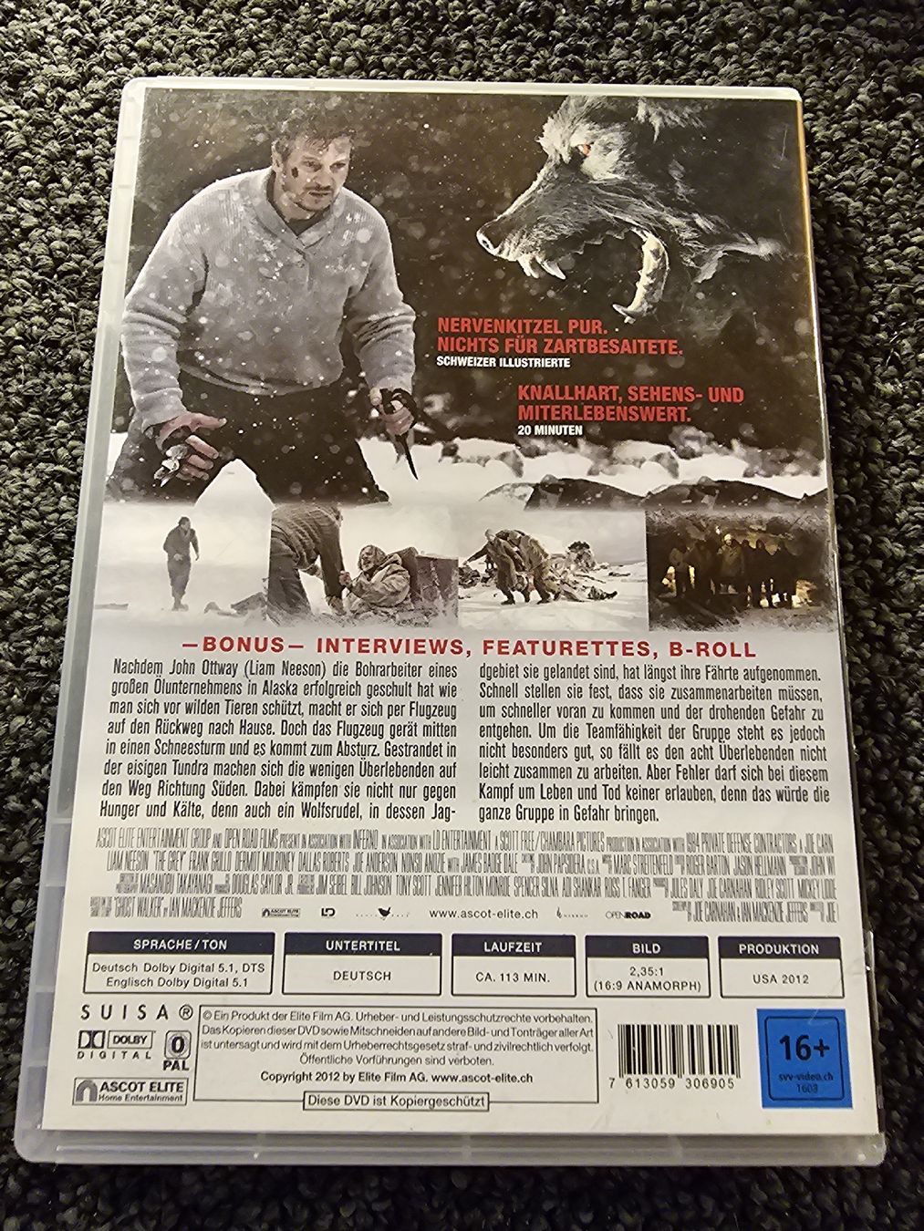 Tous les DVDs: DVD The Grey (21655) – D'occasion à Ruswil par jan_bxl5 1