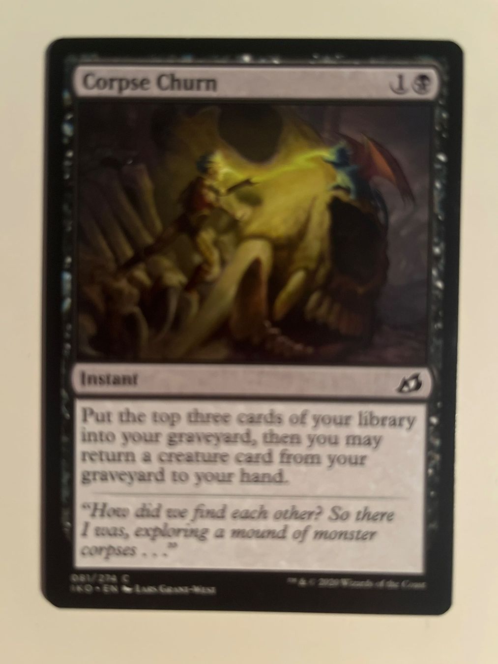Magic The Gathering Carte collezionabili: 1 x Corpse Churn - Magic: The Gathering - MtG – Usato da Kriens venduto da Shadi1980